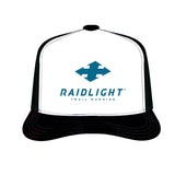 Trucker Cap - White / Blue Logo